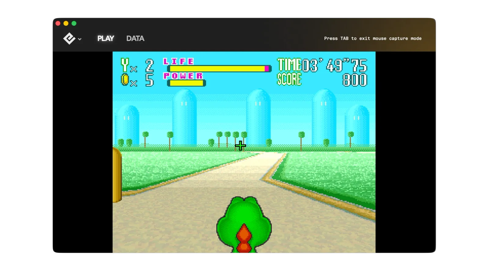 Super Scope™ and SNES® Mouse support.<br>Your computer's mouse stands in for both.